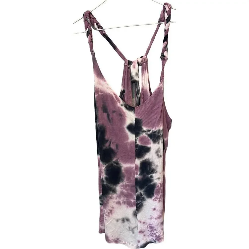 BECCA Sea Ray Tie Dye Cover-Up Romper Size Large